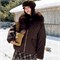 Cute Woman Куртка с меховым воротником  010-856 146277