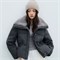 Cute Woman Куртка с меховым воротником  026-A12 146379