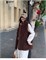 Cute Woman Жилет из овечьей шерсти  026-A11 146381