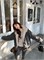 Cute Woman Куртка ретро с капюшоном  017-613 146457