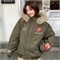 Cute Woman Куртка ретро с капюшоном  017-615 146460