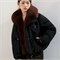 Cute Woman Куртка с меховым воротником  026-661 146480