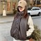Cute Woman Жилет из искусственной кожи  026-A10 146499