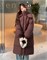 Cute Woman Пуховик-пальто с капюшоном  025-A08 146514