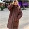 Cute Woman Пуховик-пальто с капюшоном  025-A08 146514
