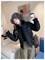 Cute Woman Куртка с меховым воротником-стойкой  001-B21 146618