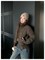 Cute Woman Куртка с меховым воротником-стойкой  001-B21 146620