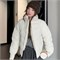 Cute Woman Куртка с меховым воротником-стойкой  001-B21 146621